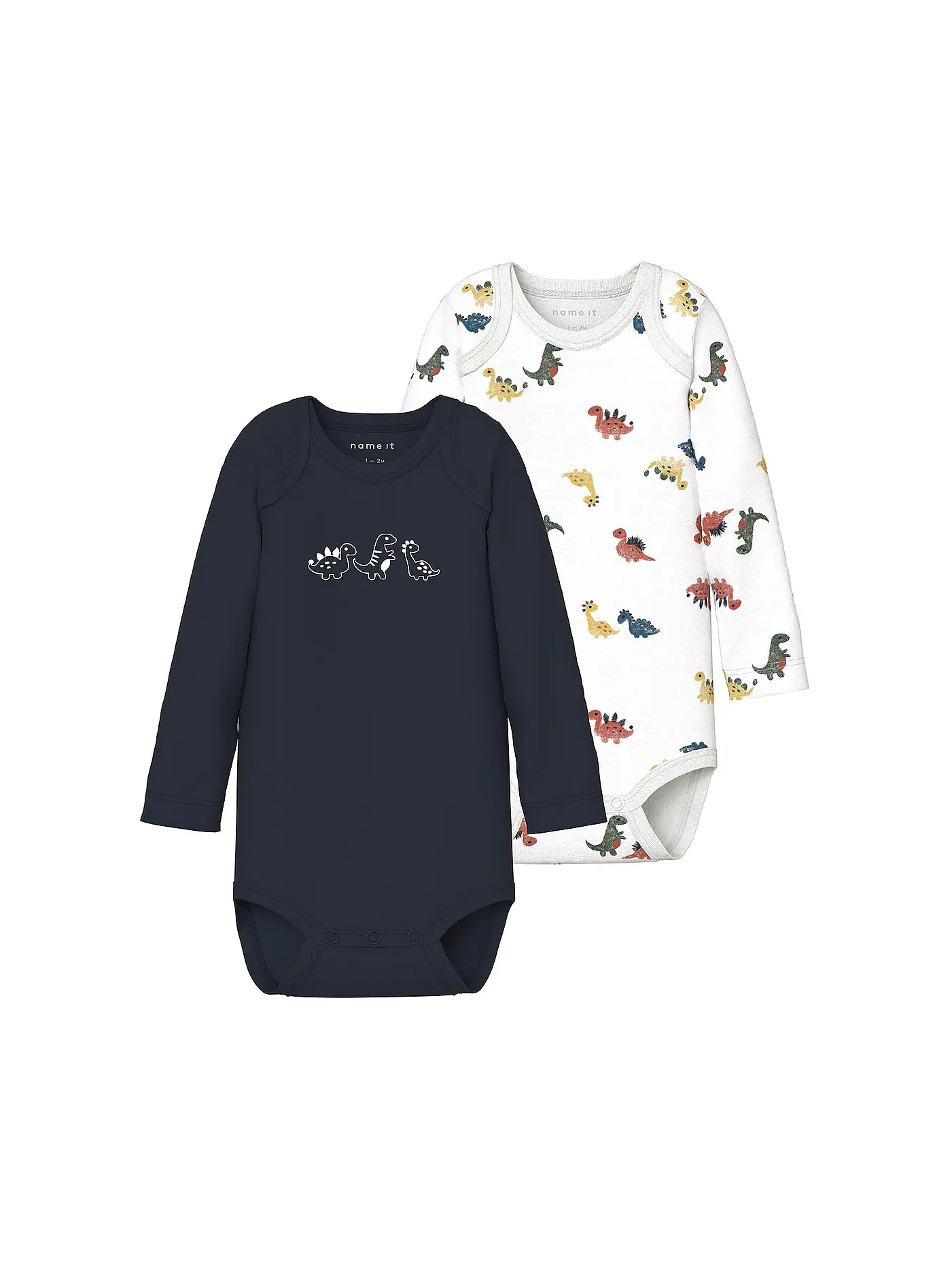 NAME IT | Baby Body 2er Pkg bright white | 